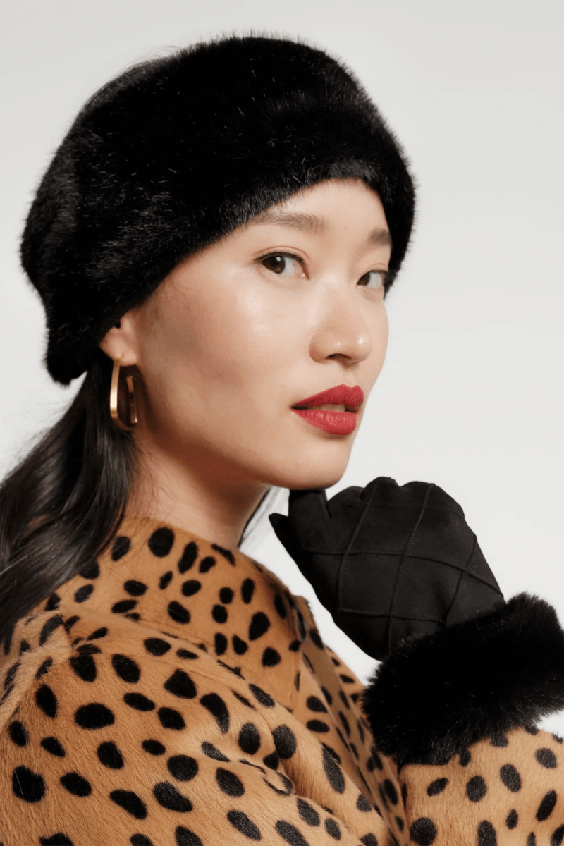 Accessories - Frances Valentine - Faux Mink Headband - Archery Close