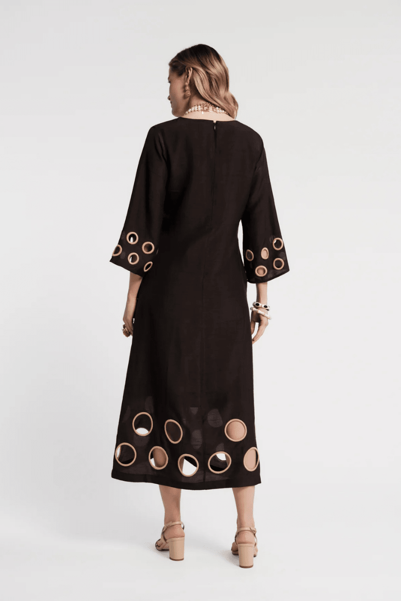 Dresses - Frances Valentine - Faye Cut Out Maxi Dress - Archery Close