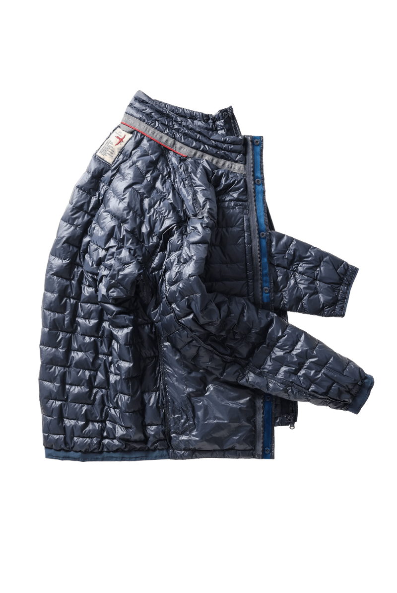 Outerwear - Relwen - Featherweight Down Jacket in Navy - Archery Close