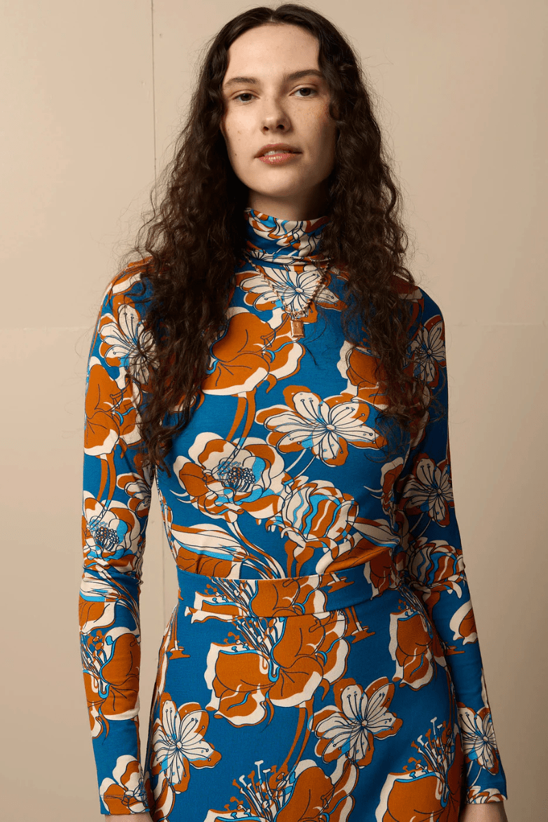 Shirts & Tops - Paolita - Fiorenza Turtleneck - Archery Close