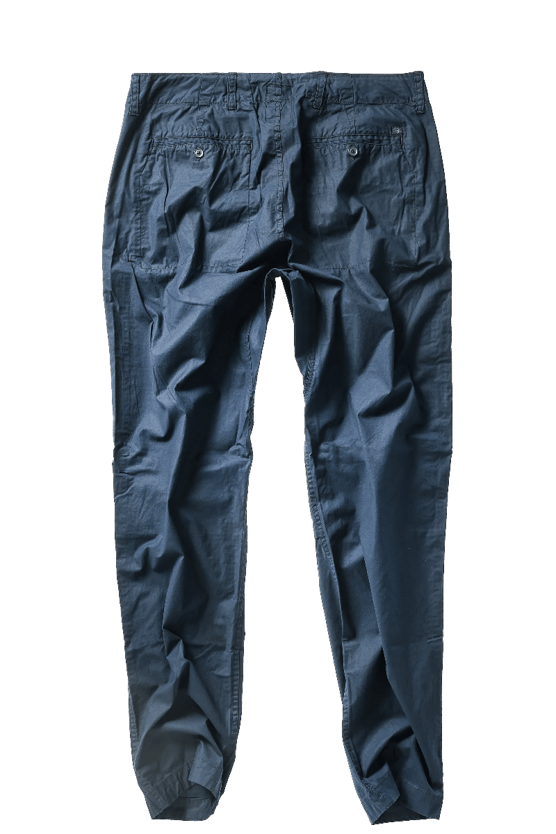 Blue pants on a white background