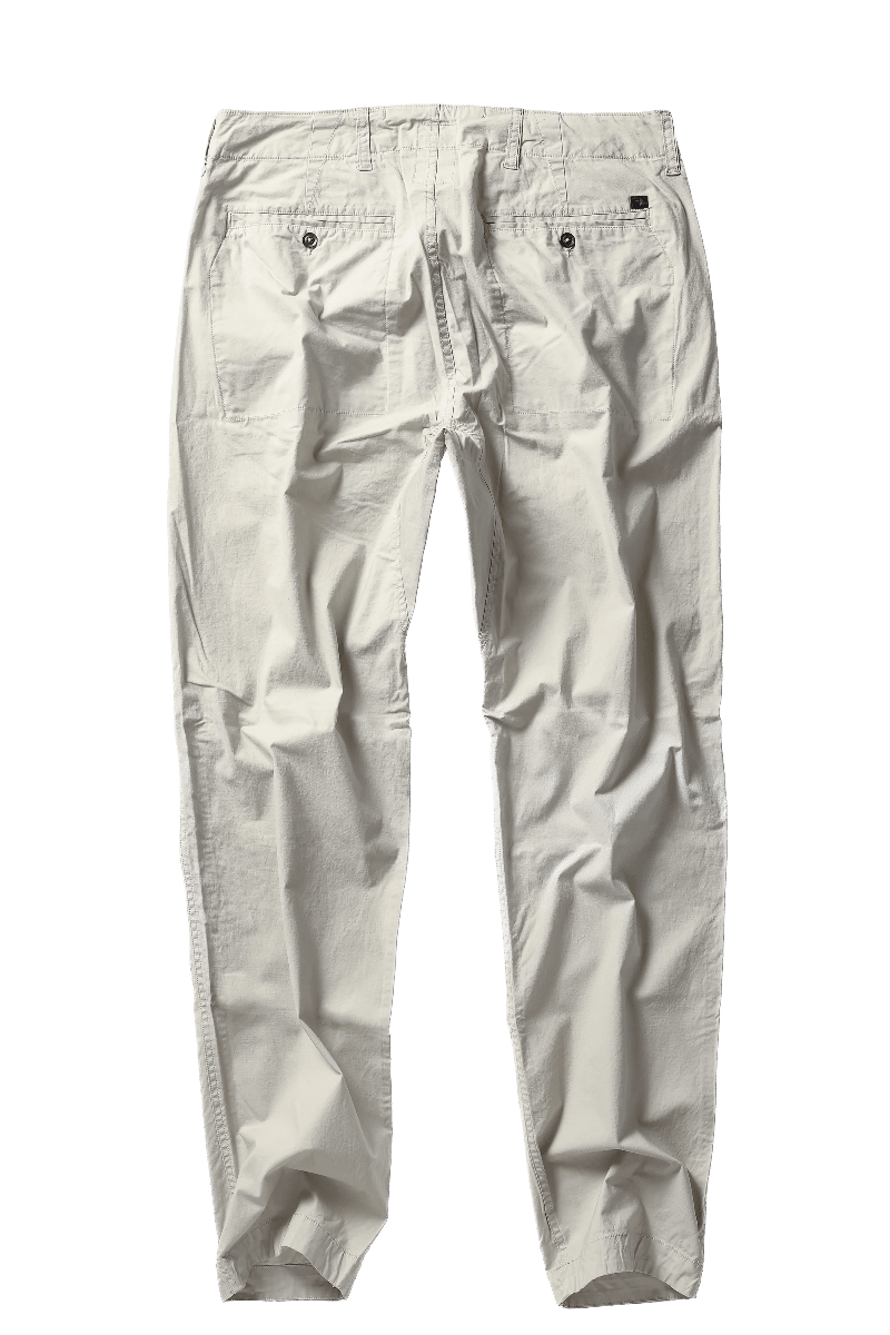 Light-colored pants on a white background
