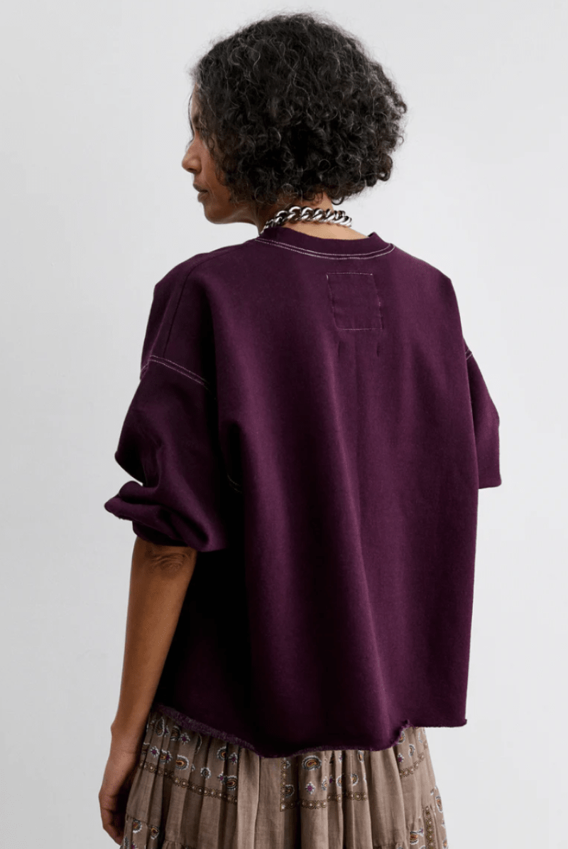 Sweatshirts - Rachel Comey - Fond Sweatshirt in Plum - Archery Close