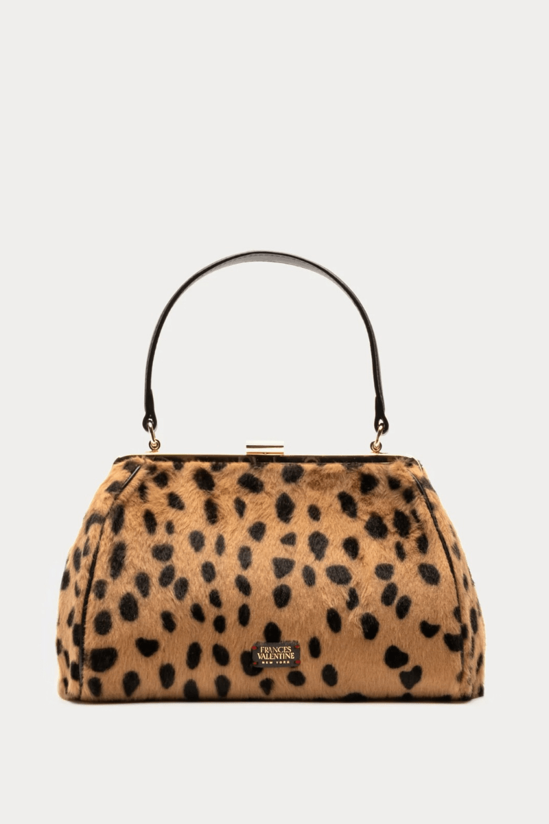 Handbags, Wallets & Cases - Frances Valentine - Frances Frame Cheetah Bag - Archery Close