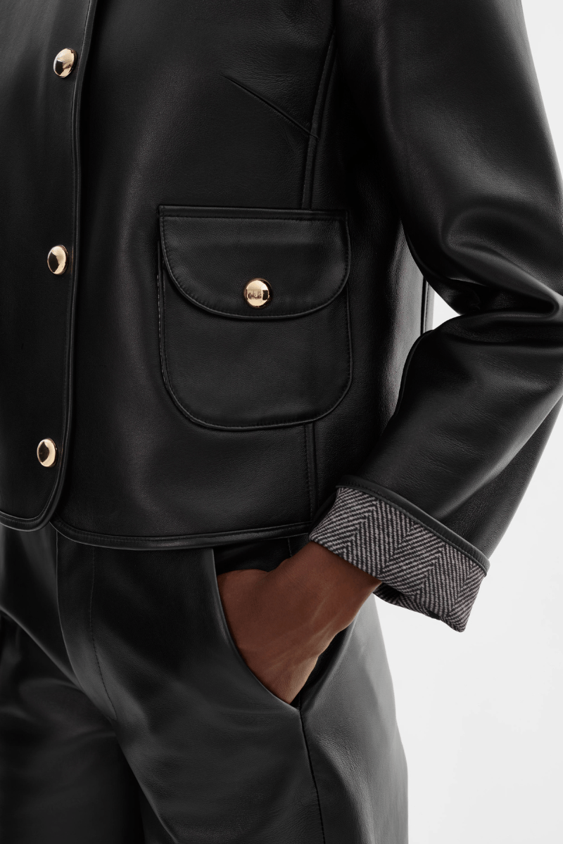 Outerwear - Lamarque - Francesca Jacket in Black - Archery Close