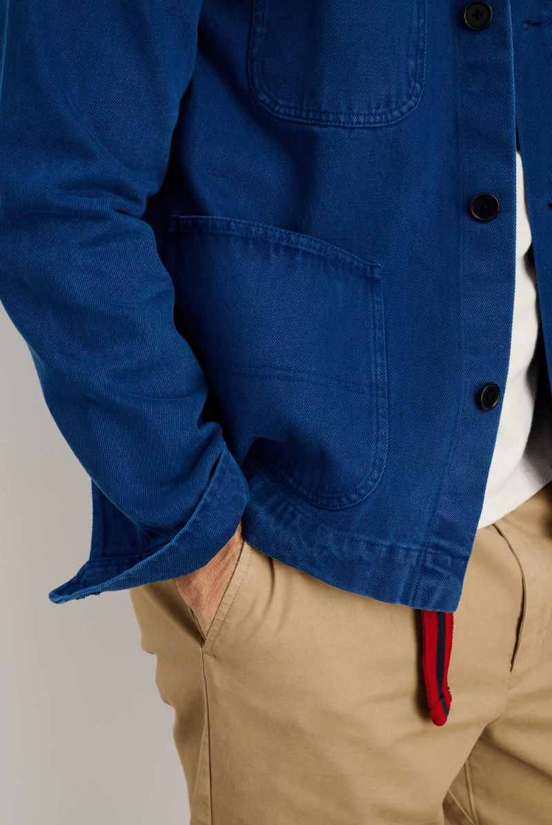 Outerwear - Alex Mill - Garment Dyed Work Jacket in Recycled Denim - Archery Close