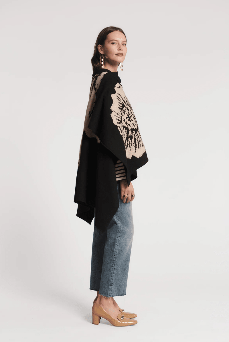 Outerwear - Frances Valentine - Ginny Wrap - Archery Close
