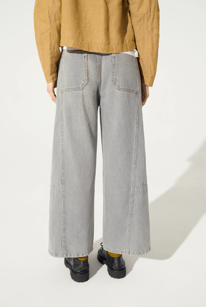 Jeans - Cotelac - Grey Cotton Jeans - Archery Close