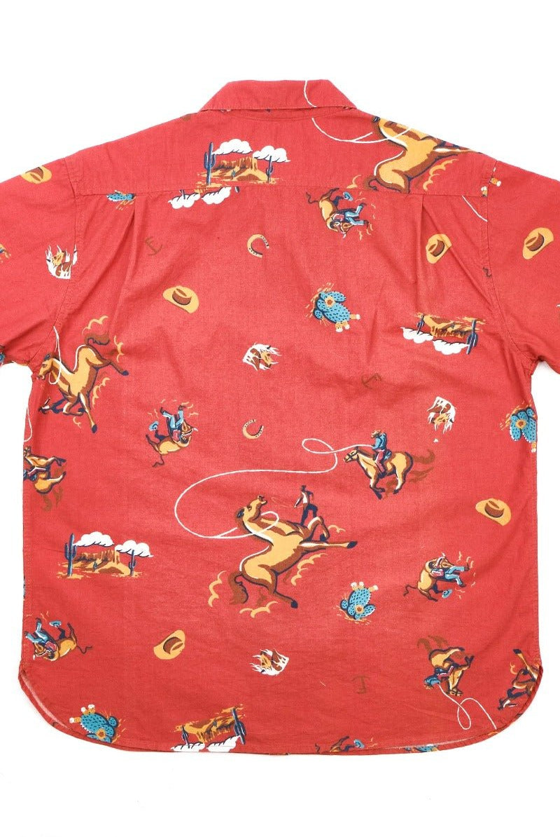 Freenote Cloth Hawaiian Orange Cowboy Shirt