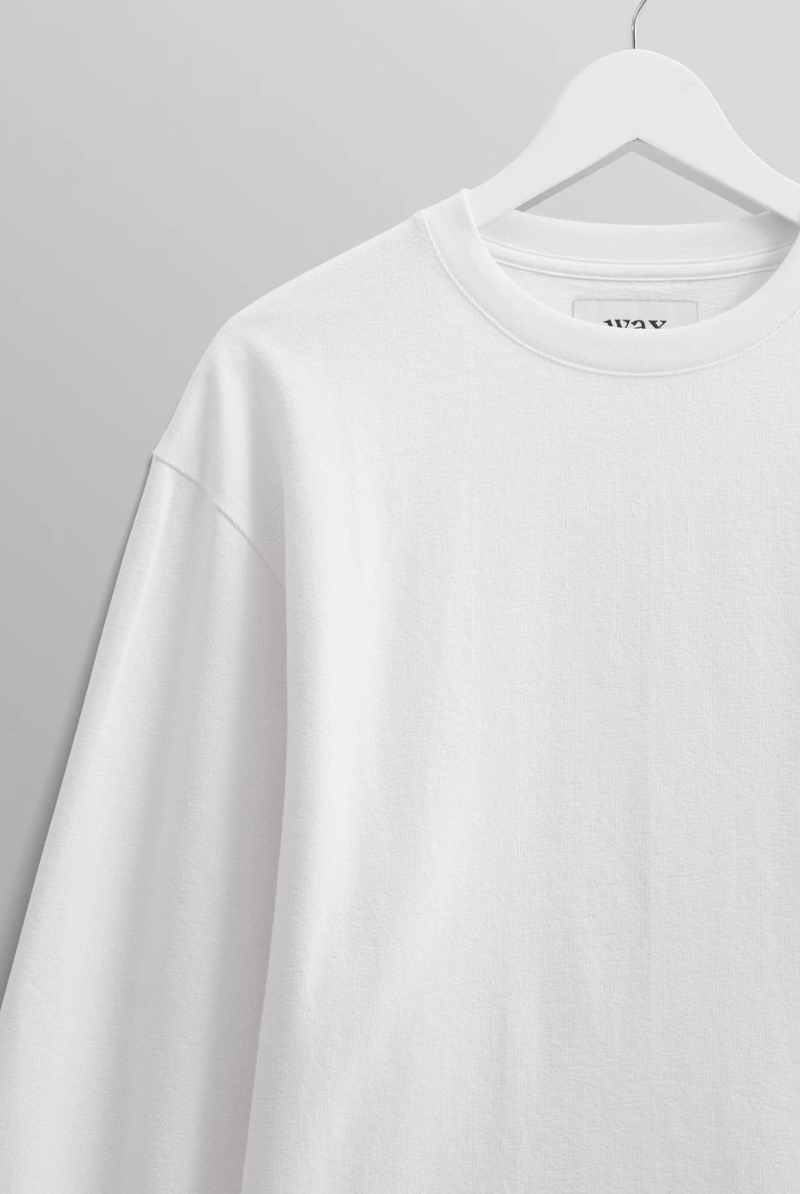 Shirts & Tops - Wax London - Hayden Long Sleeve T-Shirt in White - Archery Close