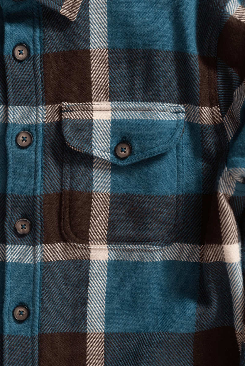 Shirts & Tops - Iron and Resin - Heavy Conejo Shirt in Blue - Archery Close