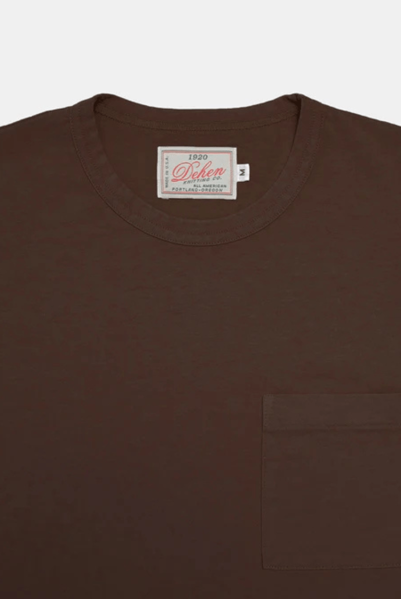 T-Shirt - Dehen 1920 - Heavy Duty Long Sleeve Tee - Brown - Archery Close