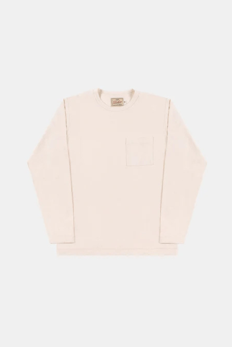 T-Shirt - Dehen 1920 - Heavy Duty Long Sleeve Tee - Natural - Archery Close