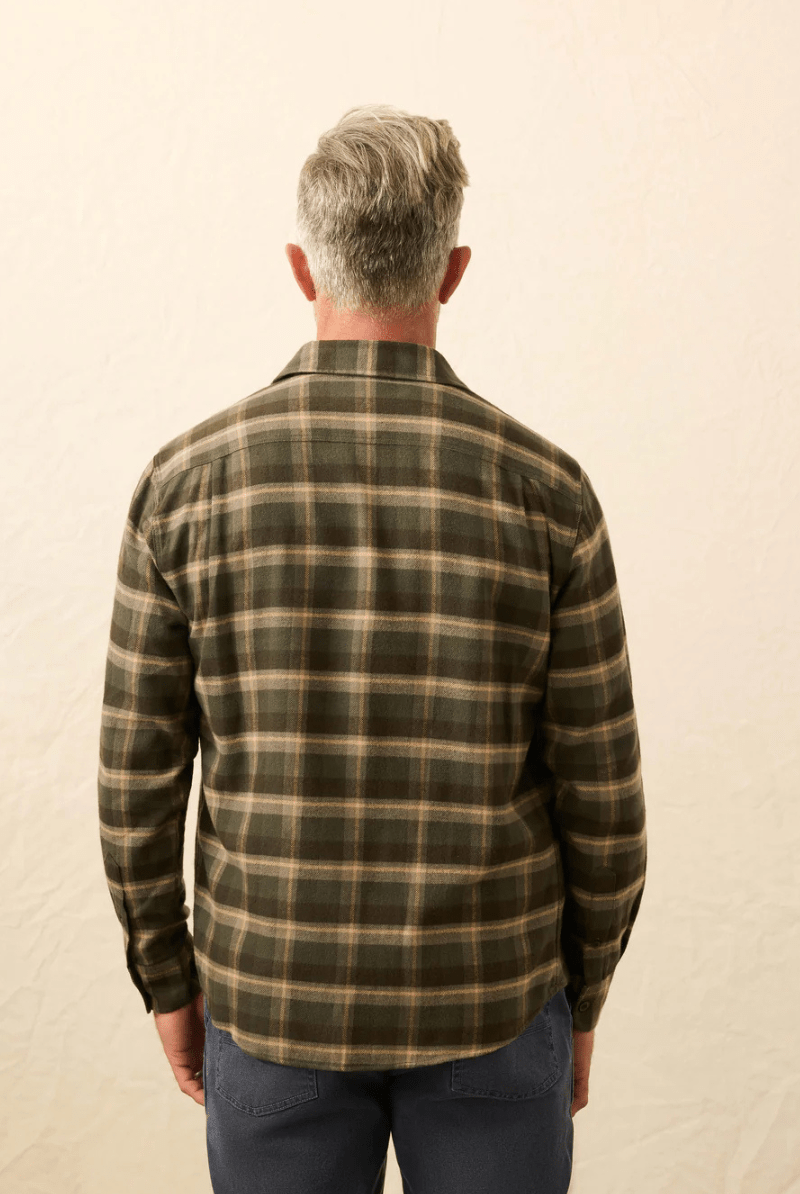 Shirts & Tops - Faherty Brand - Heirloom Portuguese Flannel Shirt - Archery Close