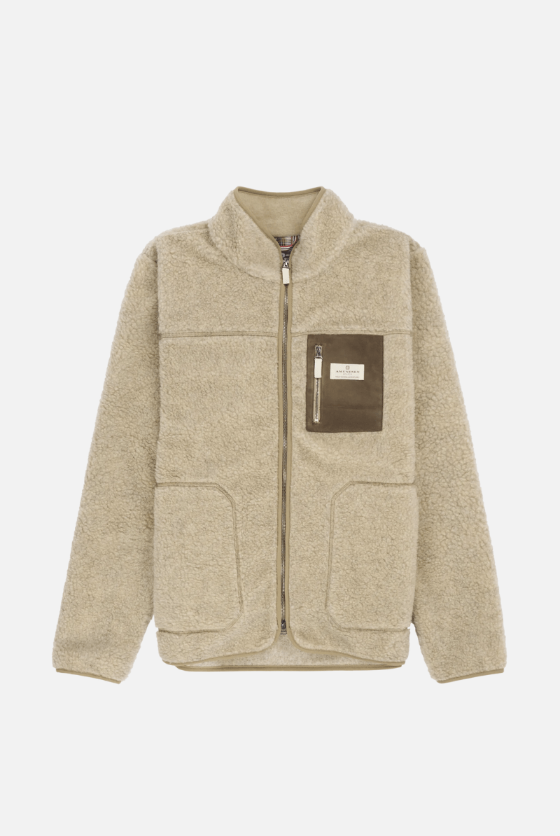 Outerwear - Amundsen - Heroes Wool Fleece Jacket - Archery Close