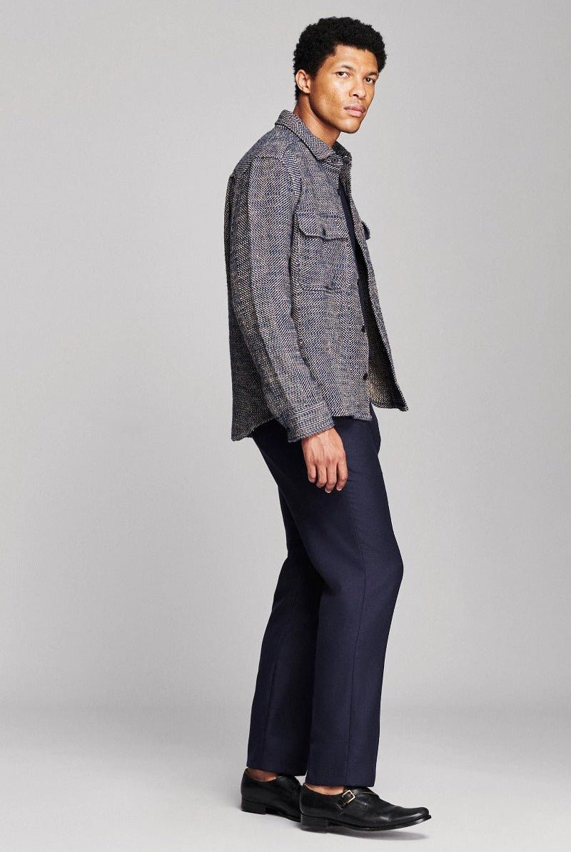 Billy Reid Herringbone CPO Overshirt
