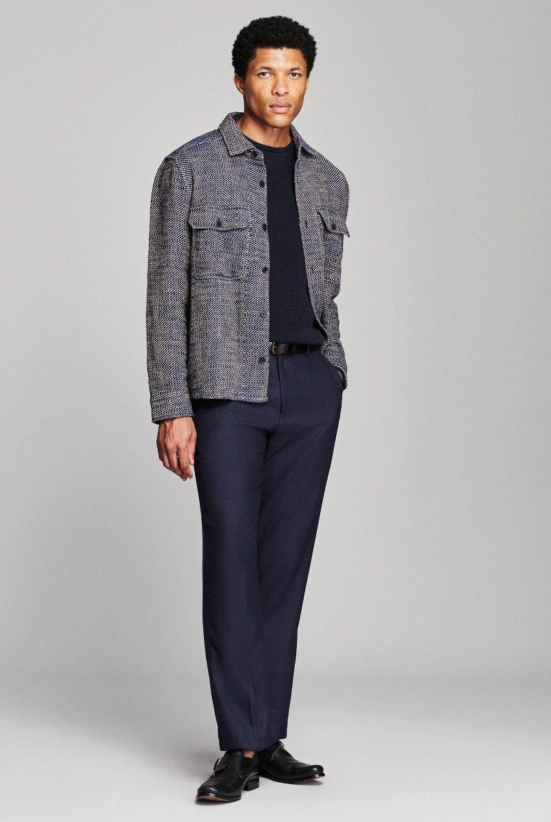 Billy Reid Herringbone CPO Overshirt