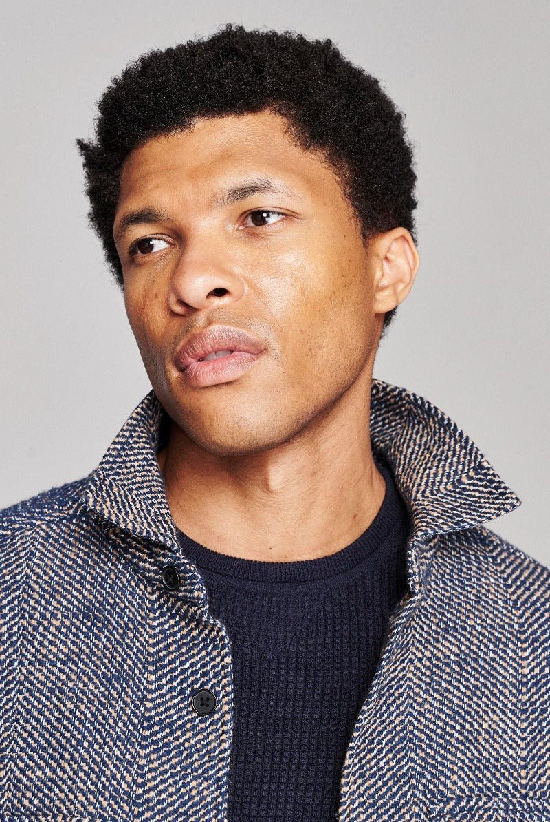 Billy Reid Herringbone CPO Overshirt