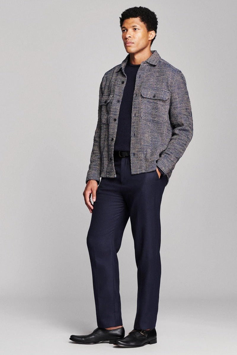 Billy Reid Herringbone CPO Overshirt