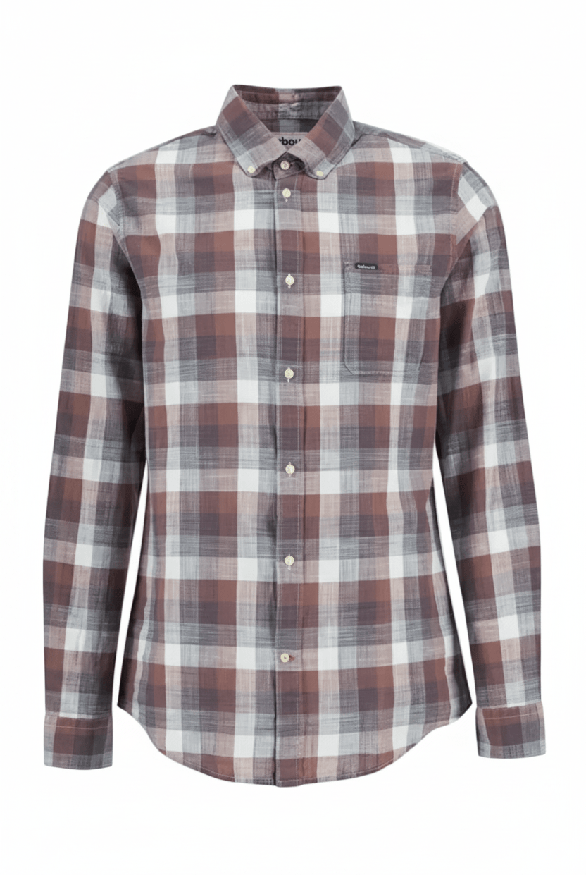 Shirts & Tops - Barbour - Hillroad Shirt in Peppercorn - Archery Close