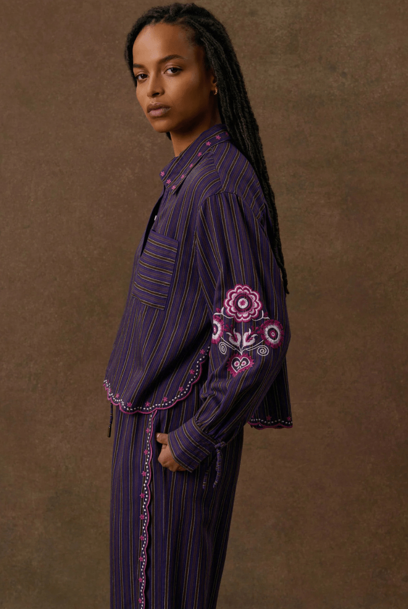 Shirts & Tops - Louise Misha - Ilai Blouse - Archery Close