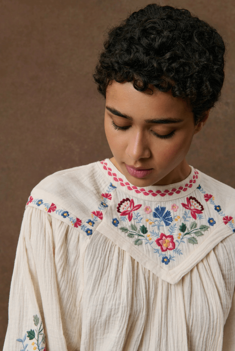 Shirts & Tops - Louise Misha - Izzy Blouse - Archery Close
