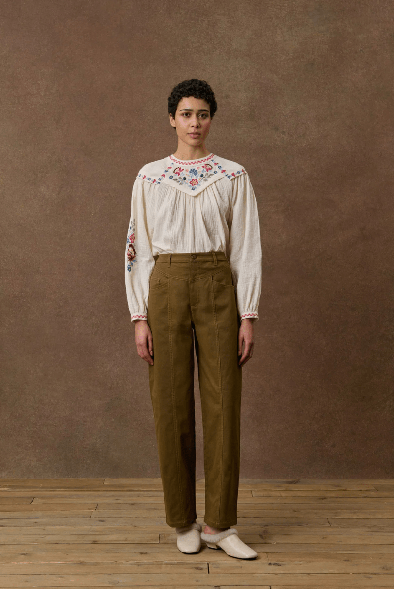 Shirts & Tops - Louise Misha - Izzy Blouse - Archery Close
