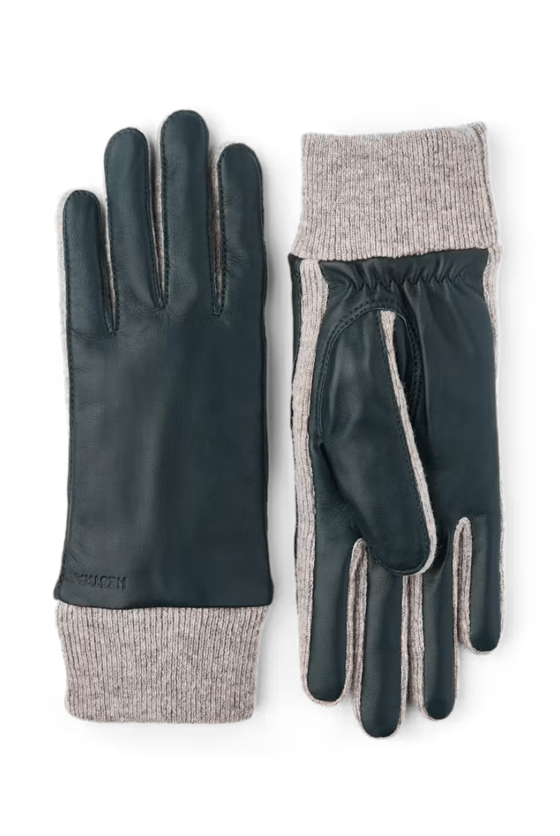 Gloves - Hestra - Jeanne Glove in Dark Forest - Archery Close