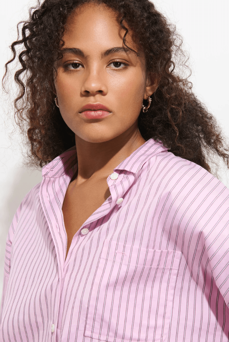 Shirts & Tops - Alex Mill - Jo Shirt in Pink Stripe - Archery Close