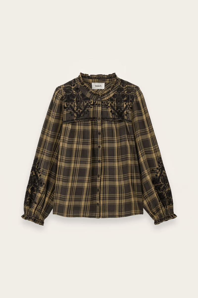 Shirts & Tops - ba&sh - Kaela Shirt - Archery Close