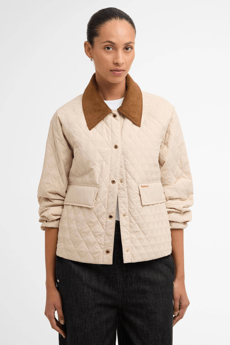 Outerwear - Barbour - Kirby Quilted Jacket in Jasmine - Archery Close