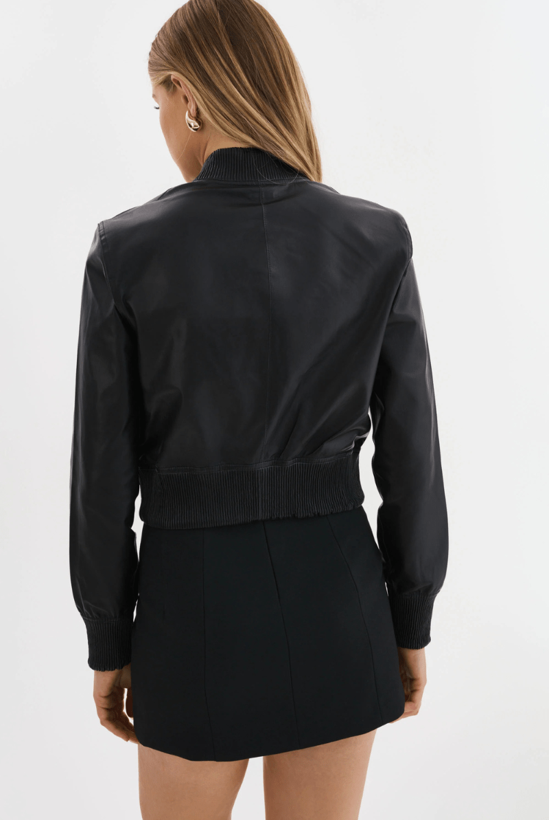 Outerwear - Lamarque - Kordella Reversible Leather Jacket - Archery Close