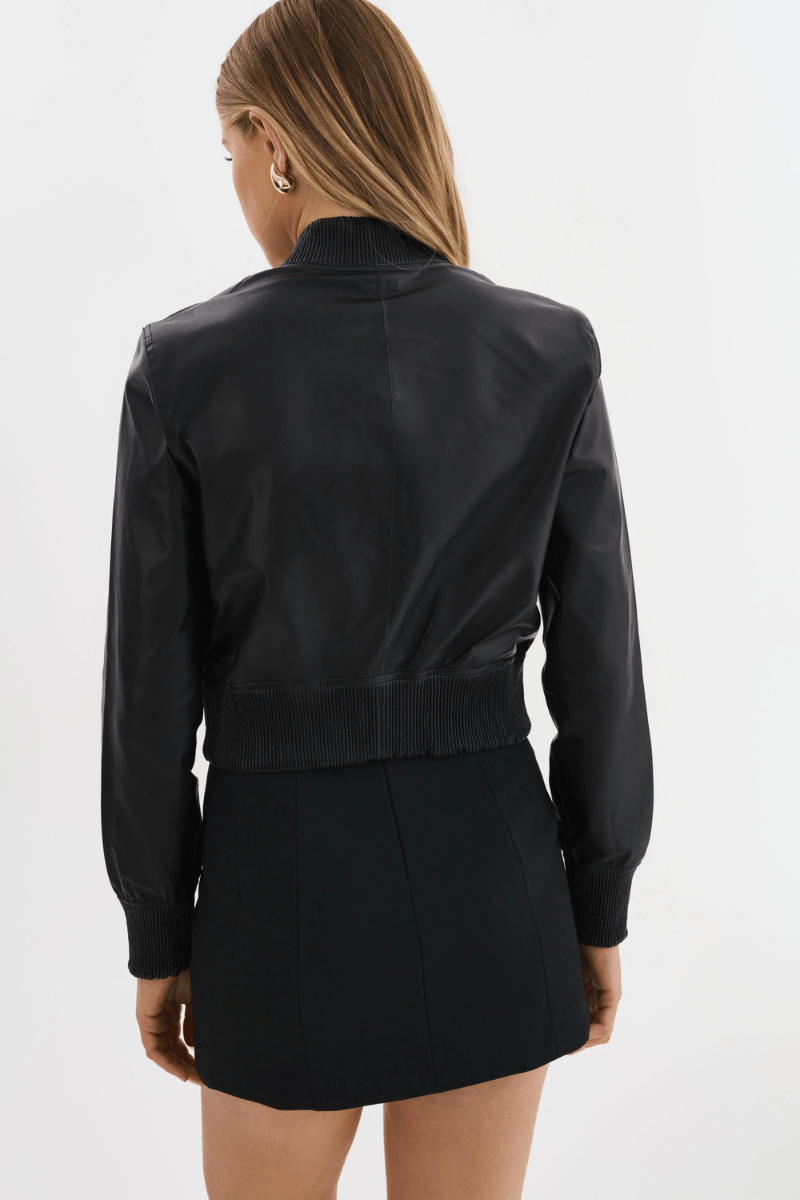 Outerwear - Lamarque - Kordella Reversible Leather Jacket - Archery Close