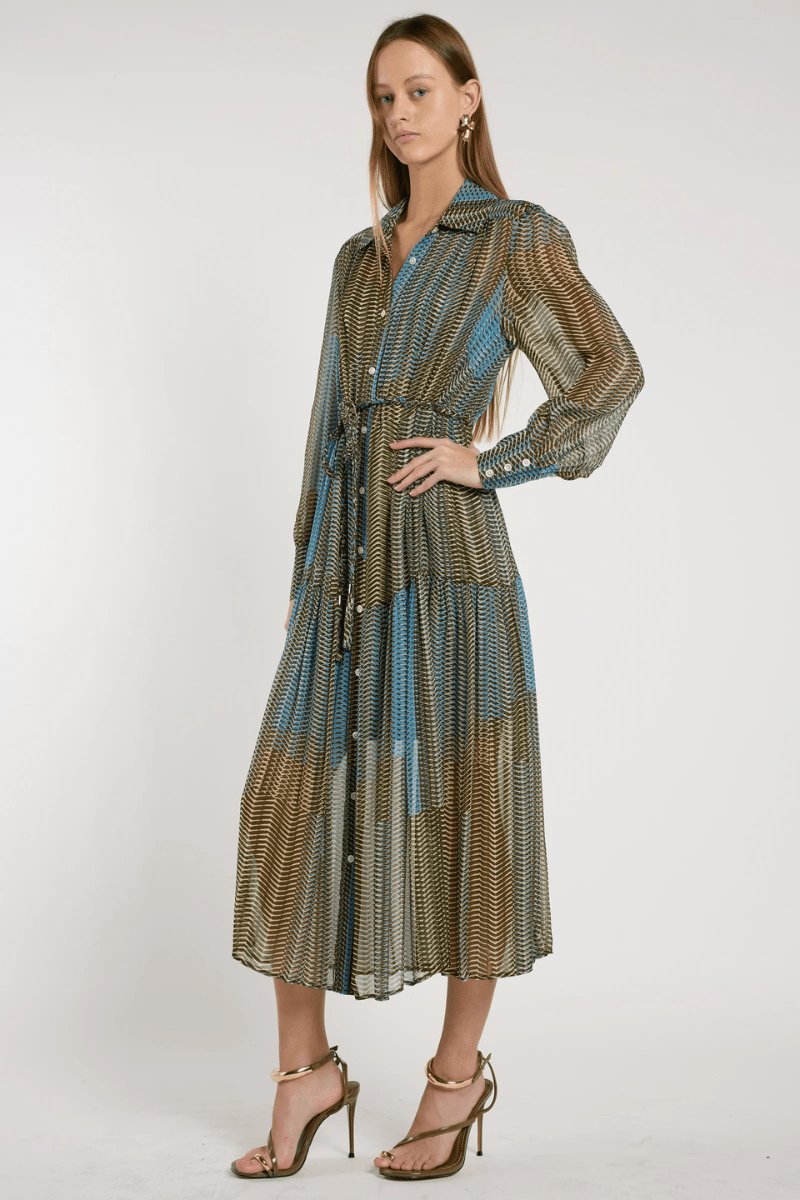 Dresses - Christy Lynn - Kristen Dress in Driftwood - Archery Close