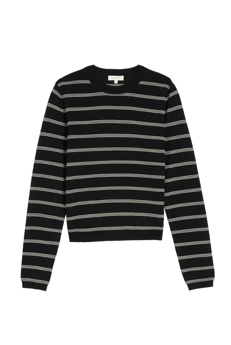 Sweater - DemyLee - Laina Stripe Sweater - Archery Close