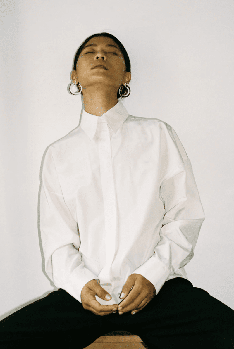 Jewelry - Annika Inez - Large Glassy Hoops - Archery Close