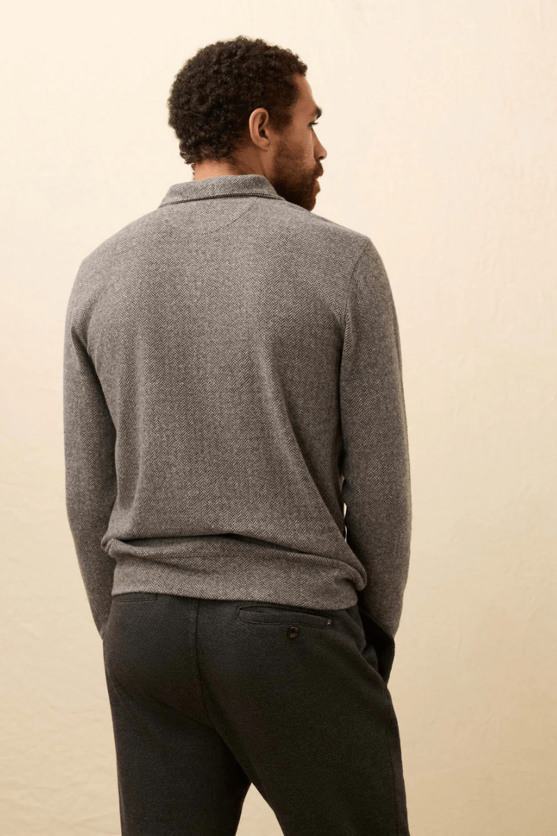 Sweater - Faherty Brand - Legend Sweater Quarter Zip - Archery Close