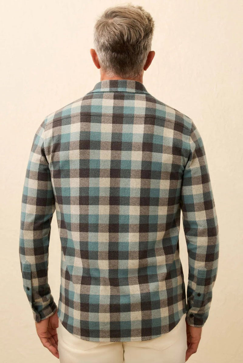 Shirts & Tops - Faherty Brand - Legend Sweater Shirt - Atlantic Stone Buffalo - Archery Close