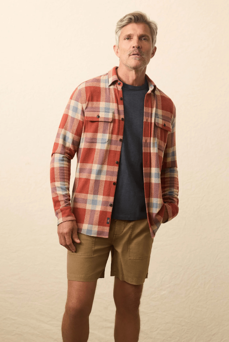 Shirts & Tops - Faherty Brand - Legend Sweater Shirt - Archery Close