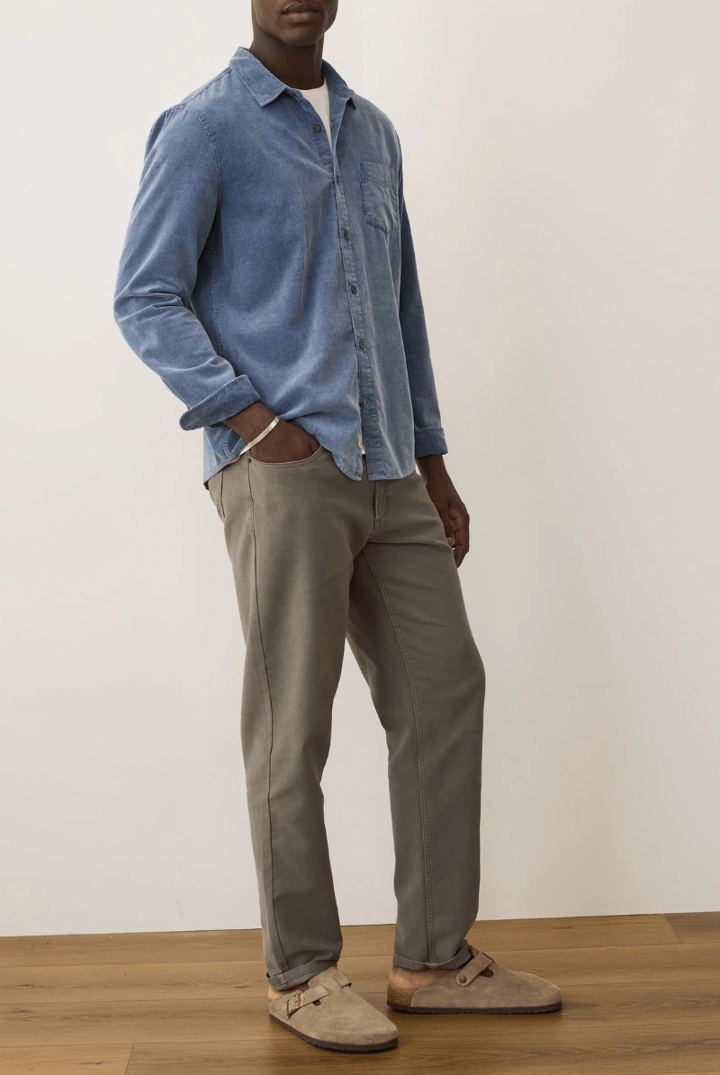 Shirts & Tops - Marine Layer - Lightweight Corduroy Shirt - Archery Close