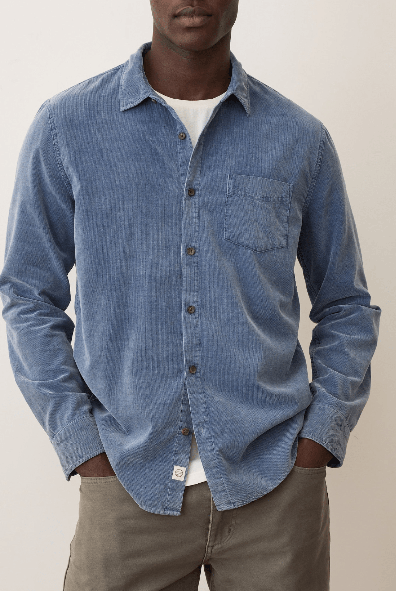 Shirts & Tops - Marine Layer - Lightweight Corduroy Shirt - Archery Close