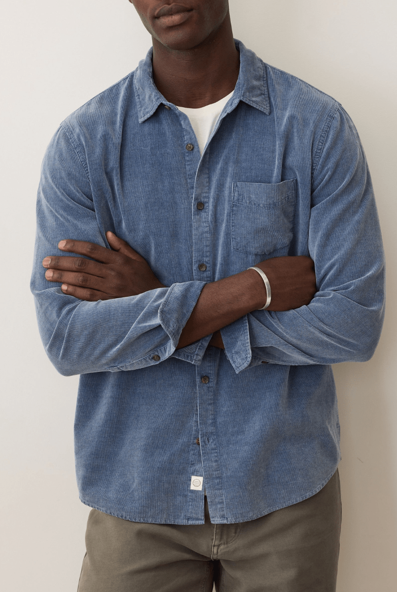 Shirts & Tops - Marine Layer - Lightweight Corduroy Shirt - Archery Close