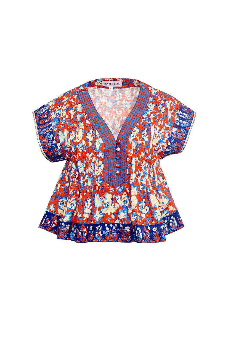 Shirts & Tops - Hunter Bell - Lola Top in Tapestry Floral - Archery Close