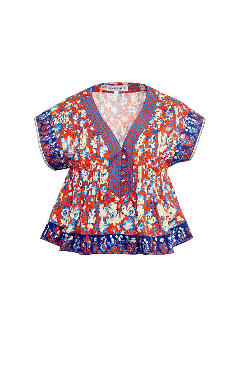 Shirts & Tops - Hunter Bell - Lola Top in Tapestry Floral - Archery Close