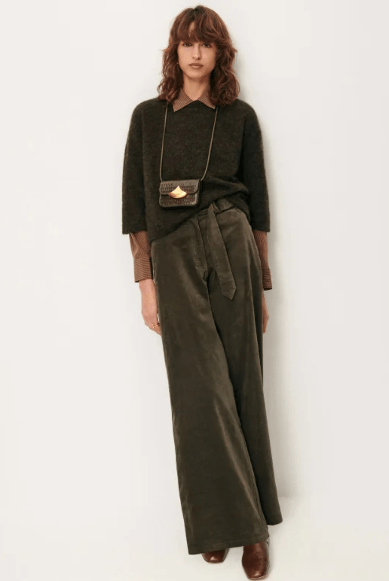 Sweater - Sessun - London Sweater in Lichen Mix - Archery Close