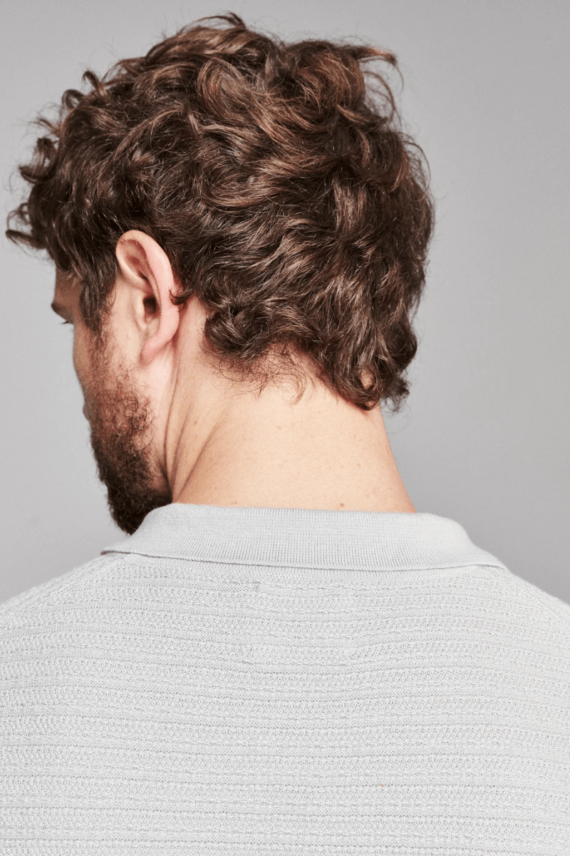 Shirts & Tops - Billy Reid - Long Sleeve Lachlan Links Polo - Archery Close