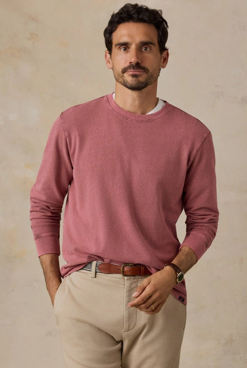 Faherty Brand Long-Sleeve Recycled Terry Tee