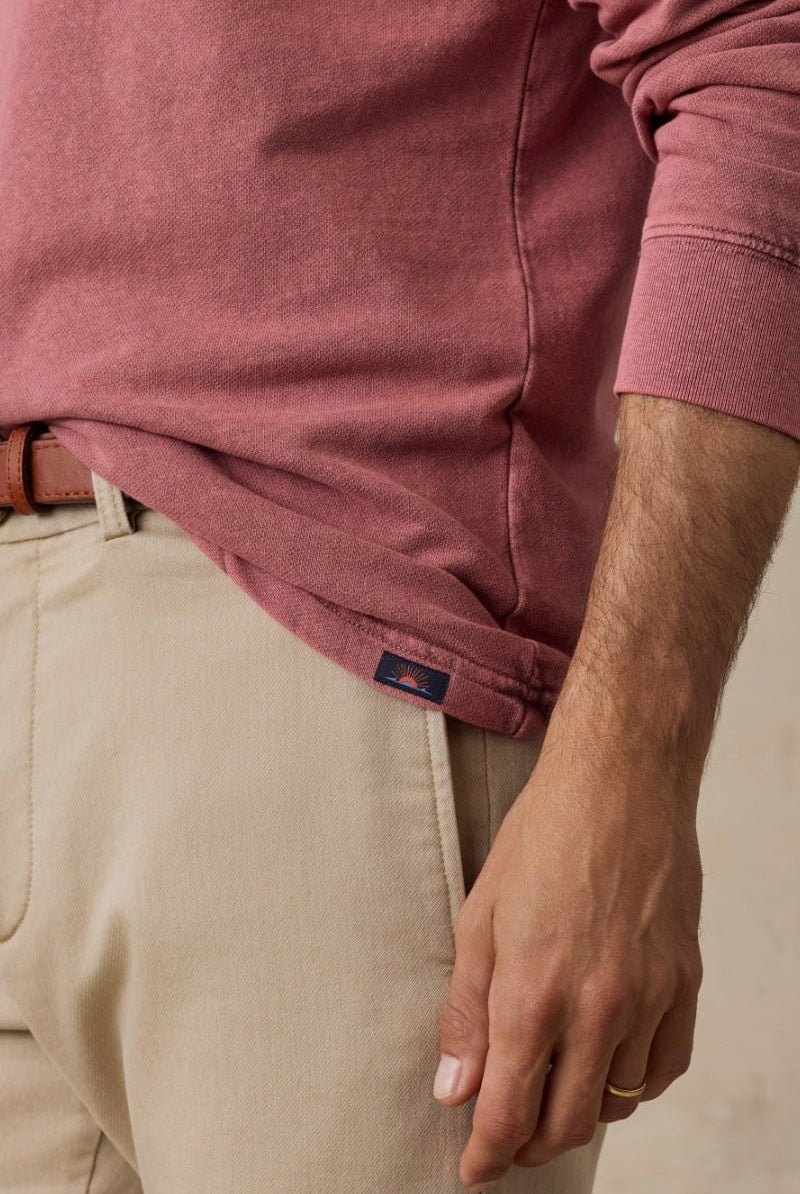 Faherty Brand Long-Sleeve Recycled Terry Tee