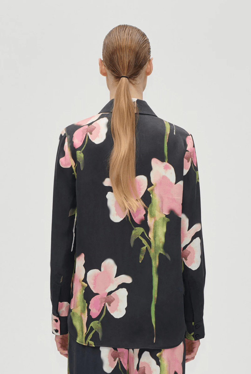 Shirts & Tops - Stine Goya - Long Sleeve Shirt in Melting Flowers - Archery Close
