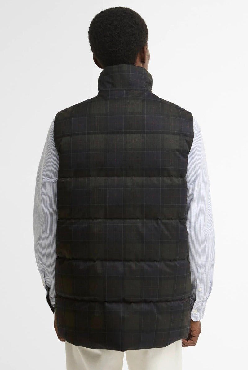Barbour Lonnen Tartan Puffer Gilet